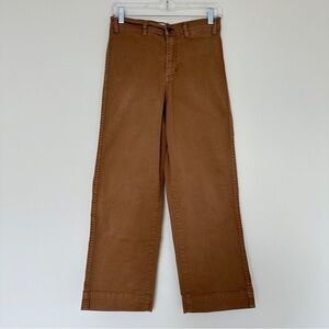 Marine Layer Tan Bridget Wide Leg Crop